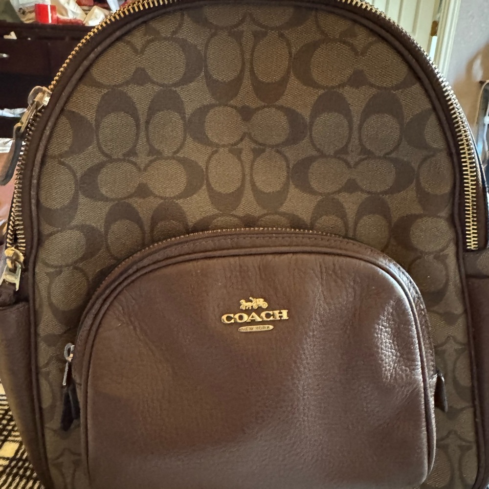Coach Brown Backpack